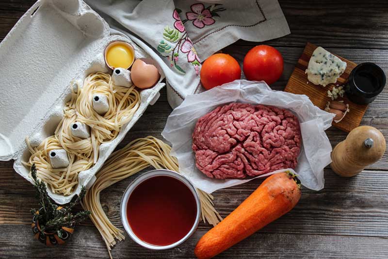 Рецепт спагетти болоньезе, 4 этап